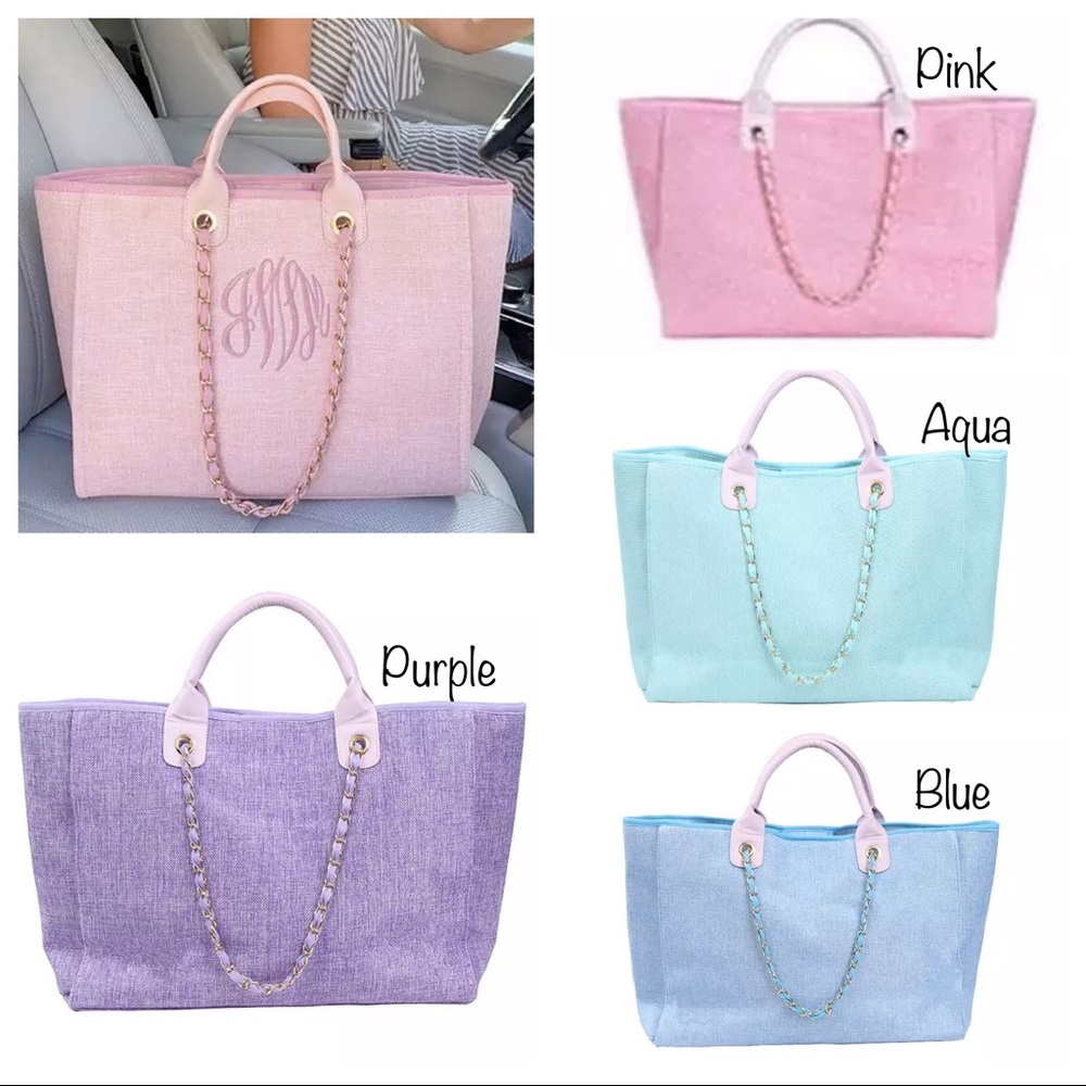 Tweed Classy Purse in Pink, Purple, Aqua, or Blue